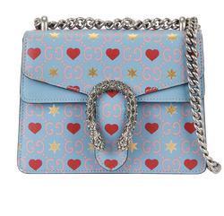 Mini Valentines Dionysus, Leather, Blue, 421970204991, DB/E, 3*